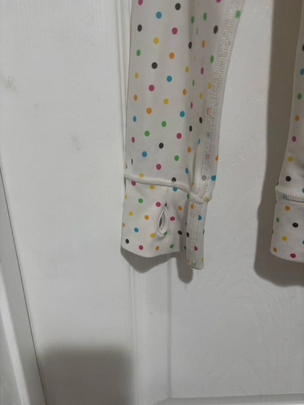 ROXY Girls Polka Dot Full Zip Hooded Rashguard